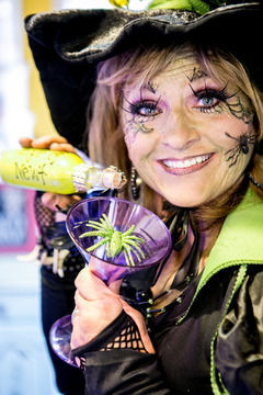 Gardner Village Witches - Witch smiling  