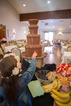 The Gathering Place Social Events - Chocolate Fountain at Easter Brunch 