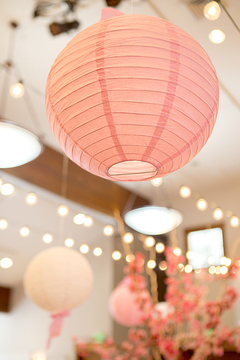 The Gathering Place Social Events  - Pink lanterns for events 