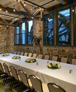 The Wheel Room located in Archibald's Restaurant  - Event space at Gardner Village  