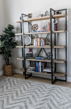 Down to Earth Projects | Jalais Lane - Open shelving wood metal 