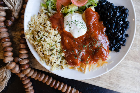  Enchilada Plate at Archibald's Restaurant