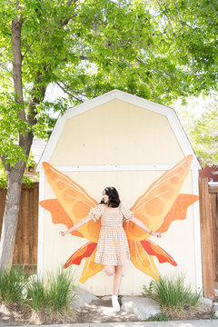 Woodland Fairy Festival - fairy wing photo opp 