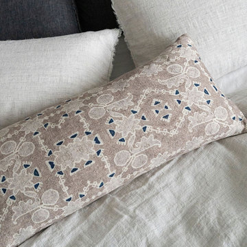 Bristol Pillow - pattern lumbar pillow 