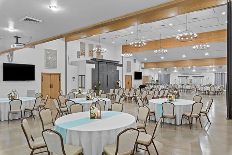 The Gathering Place at Gardner Village - full ballroom set up 