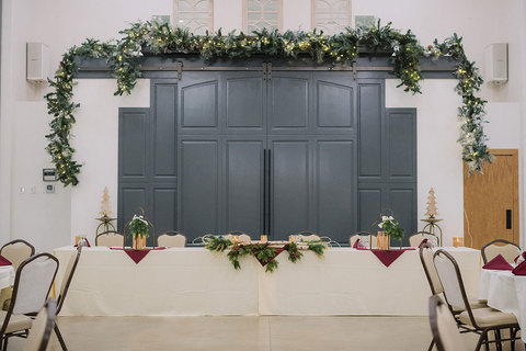  Head Table at a Christmas Party at The Gathering Place
