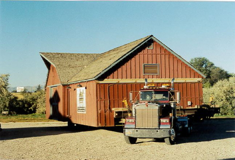  Building Being Moved to Gardner Village