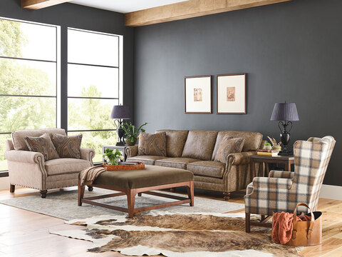  Kincaid Leather Sofa