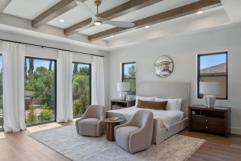 Down to Earth Projects<br>Symphony Homes Parade Ninth + North Design - master bedroom 