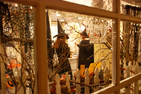 Shopping at Gardner Village at Witches Night Out - Witches Night Out shopping  