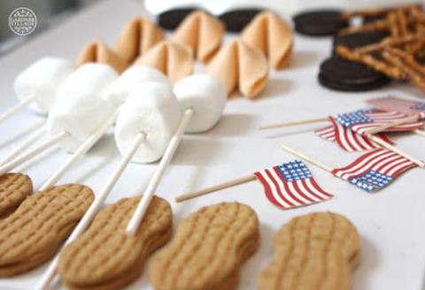 Chocolate Covered Wagon - American flag candy and treats 