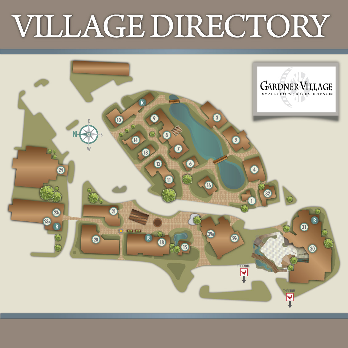 gardner village shop map 