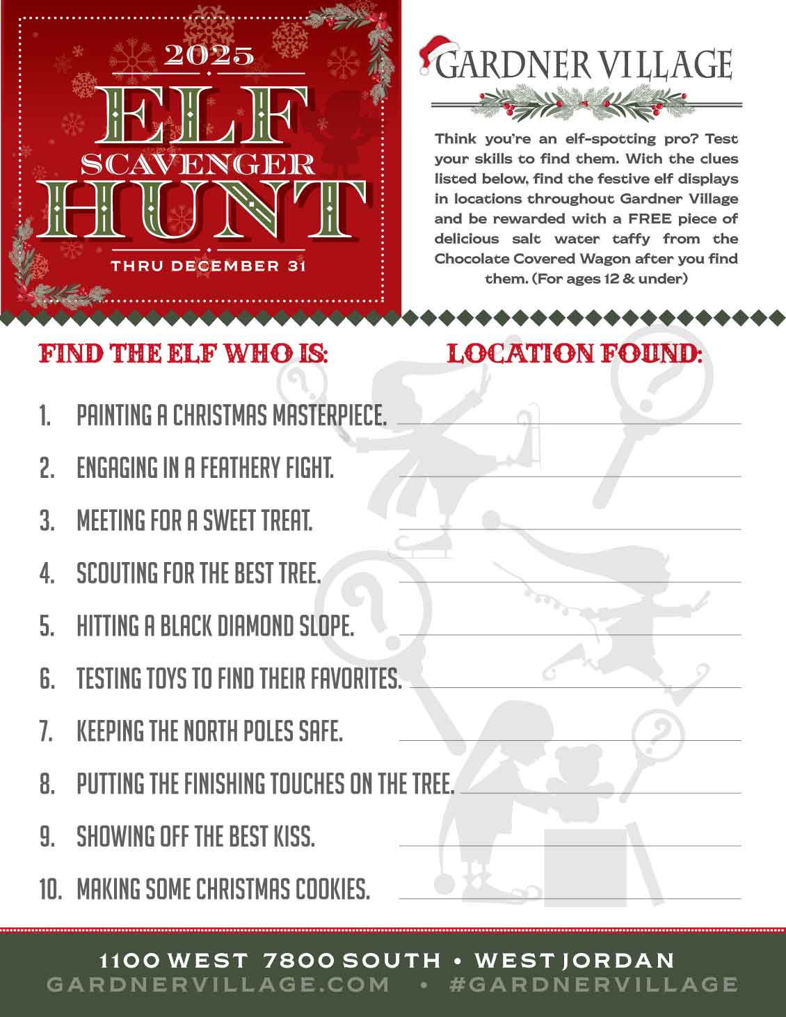 elf scavenger hunt 2025 elf scavenger hunt 2025