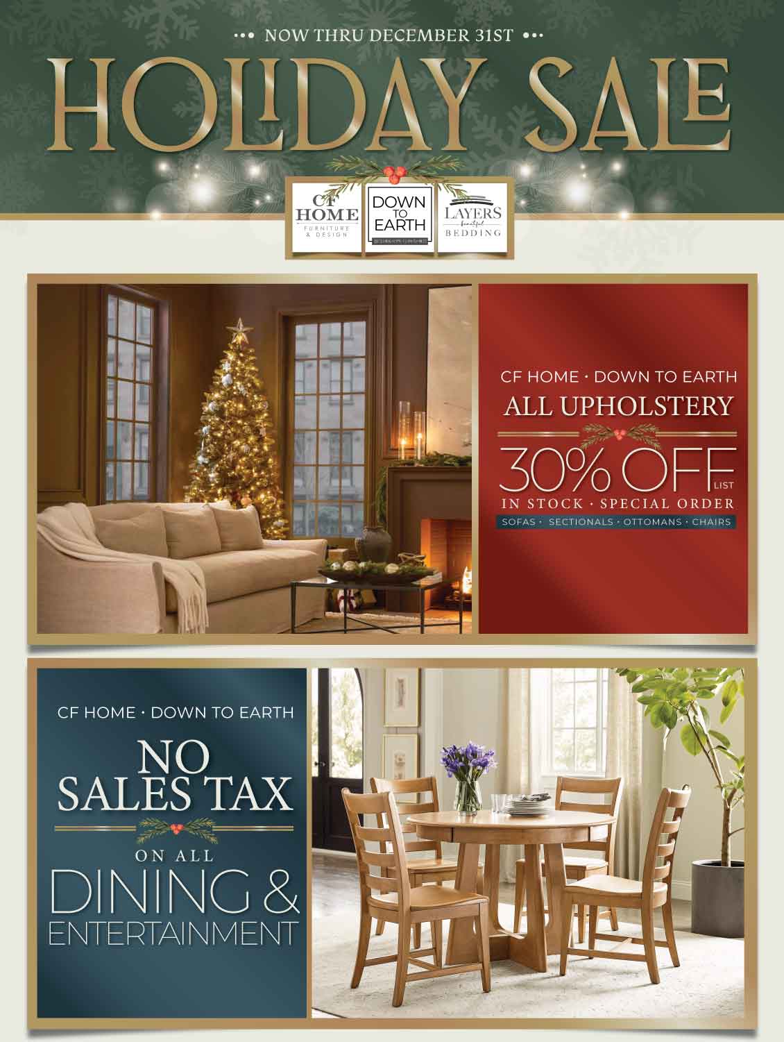 holiday sale - cf home