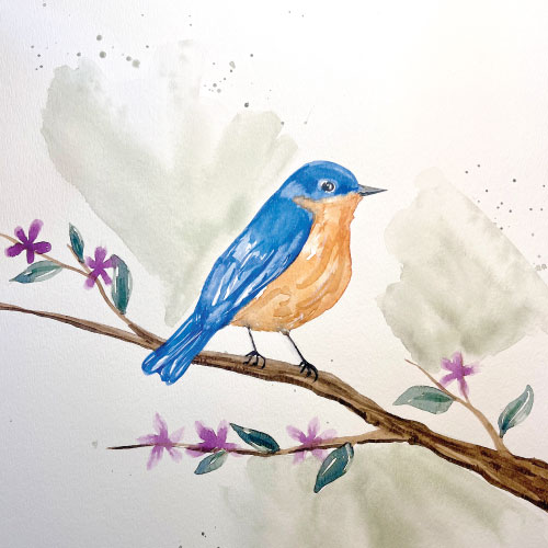 SPRING WATERCOLOR WORKSHOP <BR>THE ART COTTAGE