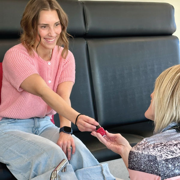 lady getting pedicure at soulstic day spa