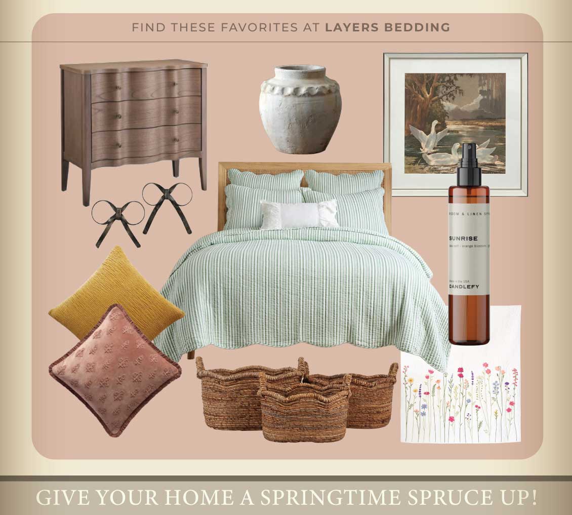 layers bedding spring home decor and furniture favorites