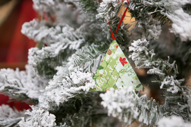 quilted ornament