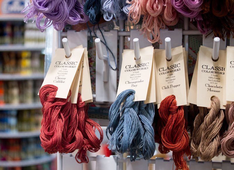 hand dyed thread