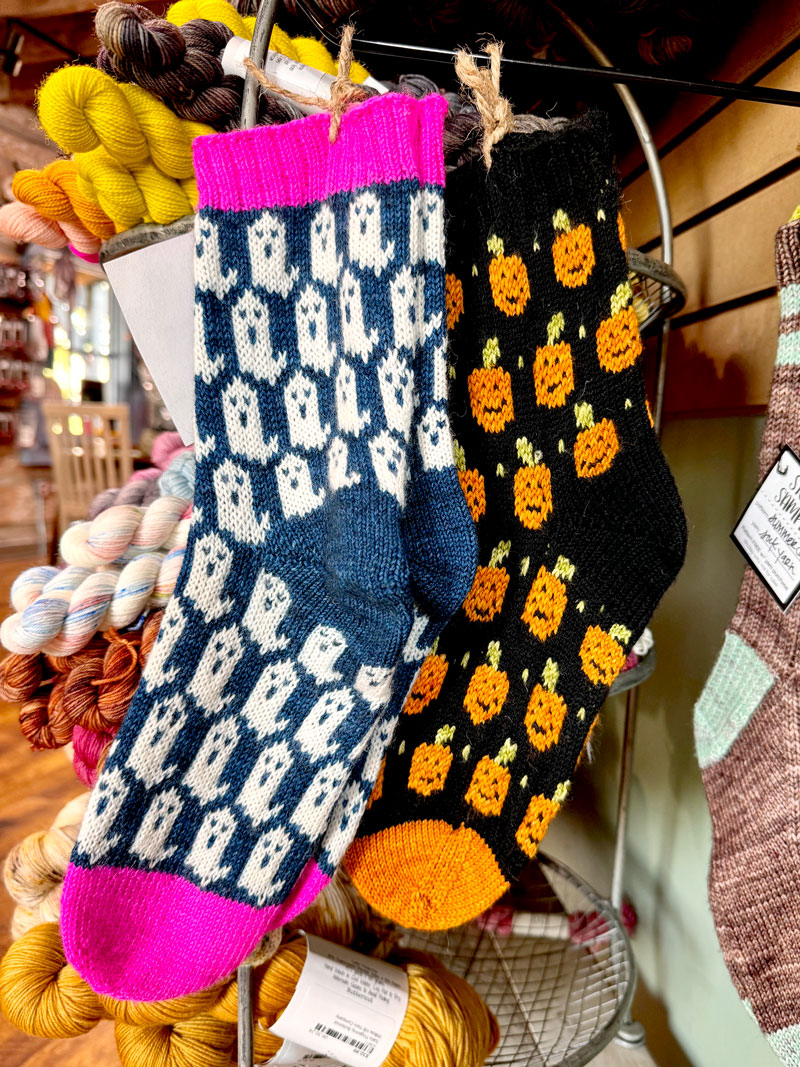 DIY Halloween socks