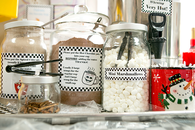 hot chocolate bar