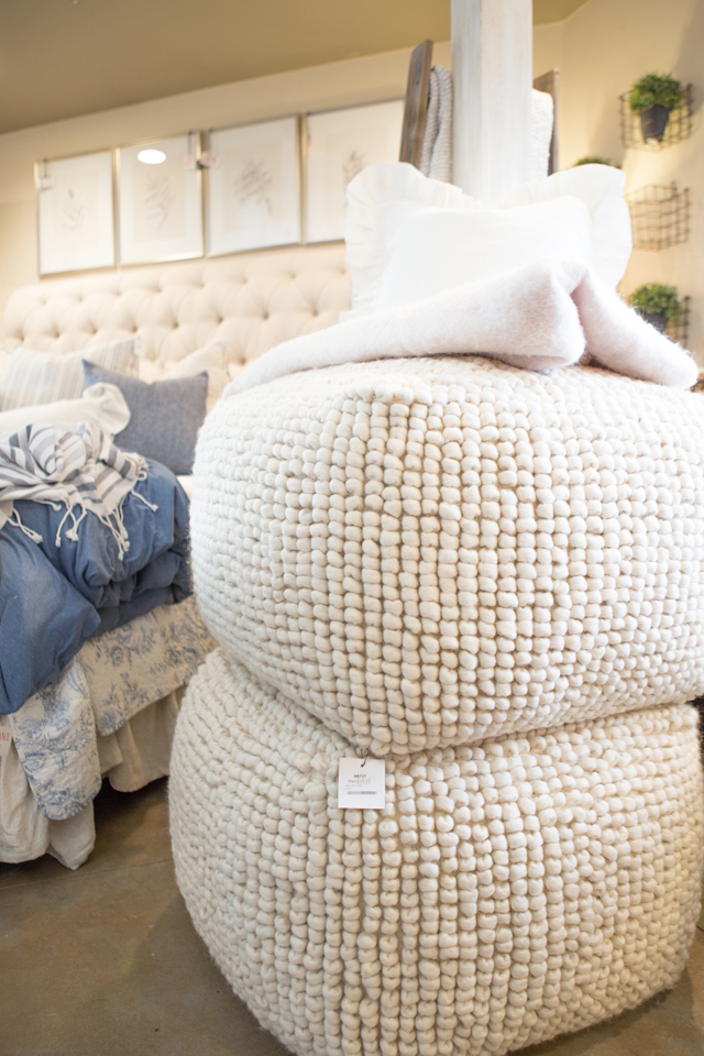 chunky ottoman