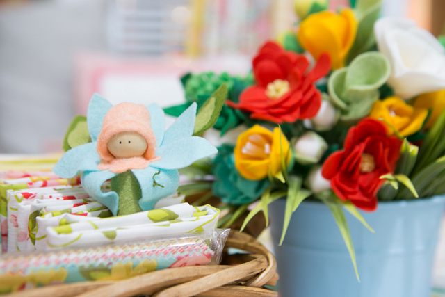 fairy peg dolls pine needles