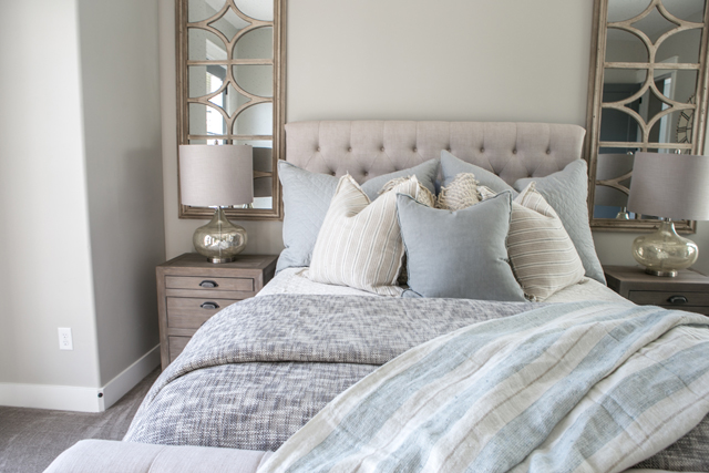 master bedroom bed