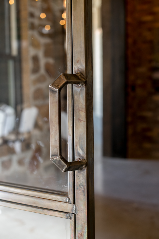 unique glass door