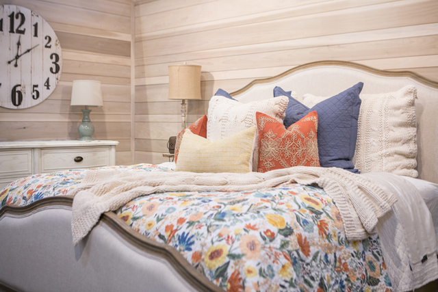 colorful bedding