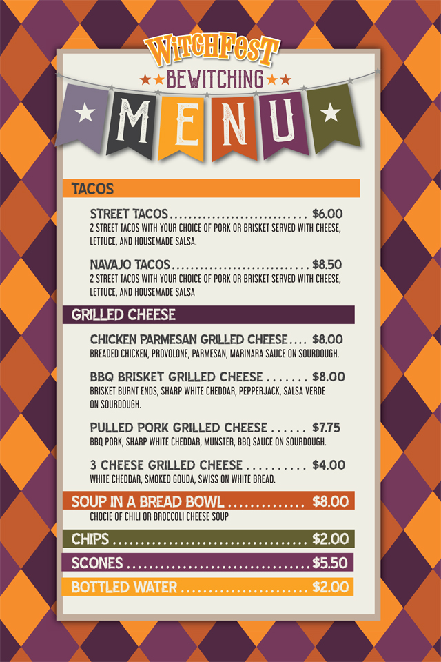 event menu